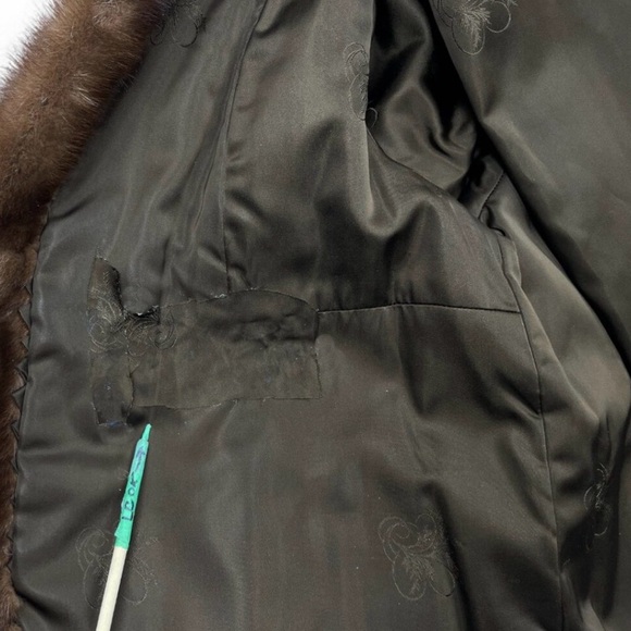 Elegant Brown Fur Coat - Picture 10 of 11